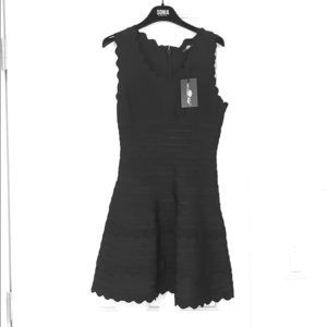 Lotus Threads black bandage dress